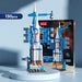 107-Piece DIY Space Rocket & Spaceship Building Set — Launch Centre Model (Plastic Bricks)