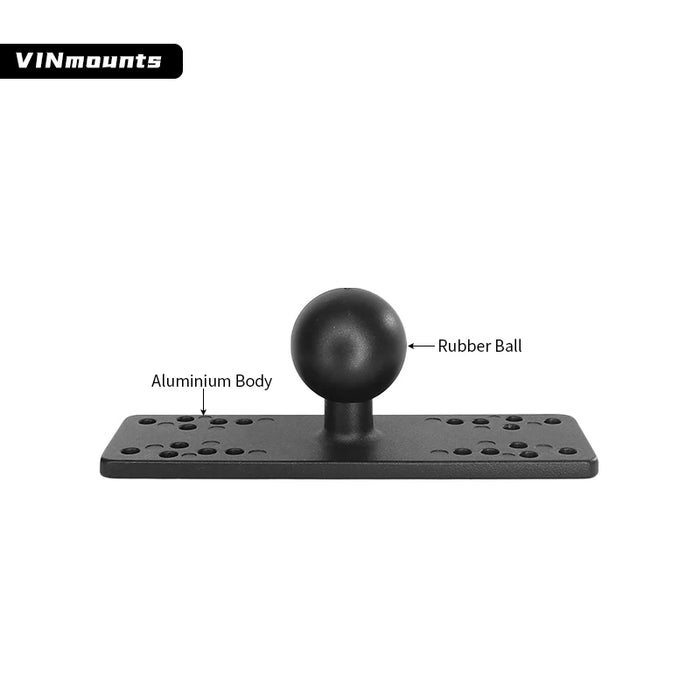 1.5in Ball Base Adapter – 360° Anti-slip RAM-style Mount for Fishfinder & GPS