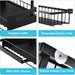 2-Tier Pull-Out Under-Sink Storage Rack – Sliding Cupboard Organiser