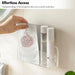 Slim Wall-Mounted Clear Storage Box — Cabinet & Medicine-Cabinet Organiser