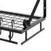 60cm Wall-Mounted Kitchen Organiser Rack with 10 Hooks – Black