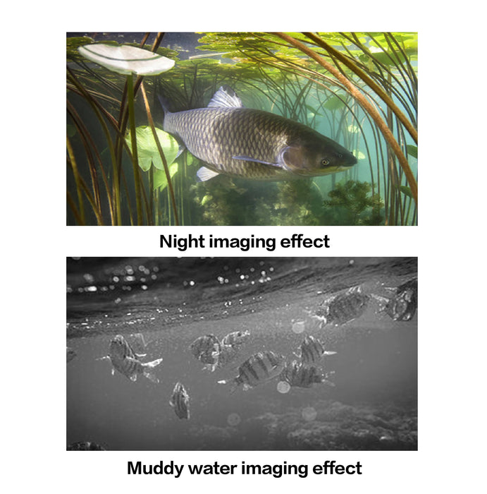 Portable 4.3-inch Fish Finder with 1080P Camera, 220° View & Night Vision
