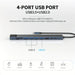 10-in-1 USB-C Hub – 4K@30Hz HDMI-Compatible Docking Station with PD 100W, RJ45 & USB 3.0