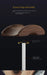 Black Walnut Wood and Aluminium Headphone Stand — Solid Metal Base Desk Headset Holder