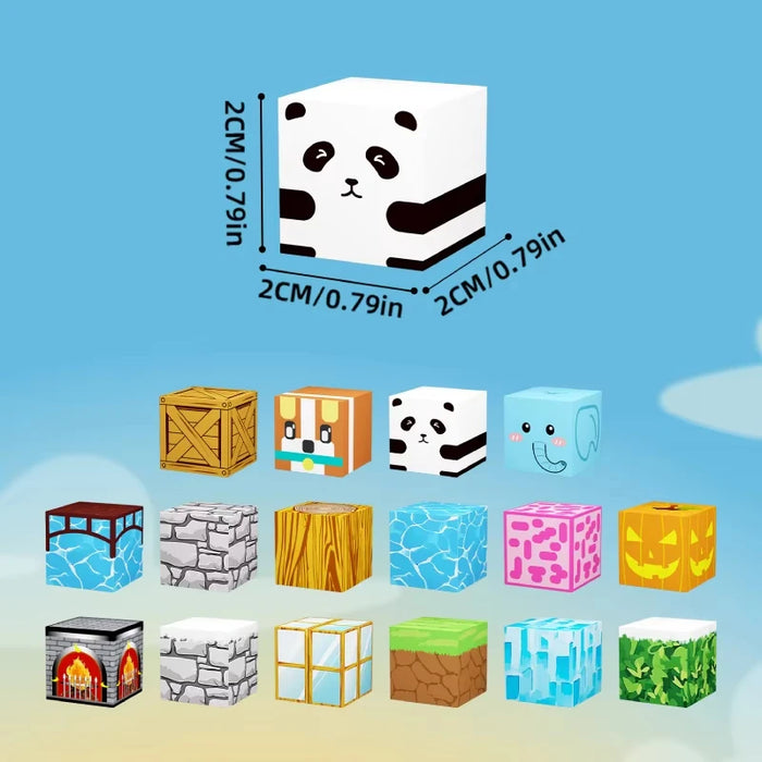 100-piece DIY Magnetic Building Block Set – Educational Construction Kit for Kids