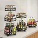 Rotating Kitchen Organiser — 360° Stainless Steel Turntable, 1/2/3-Tier (10-inch)