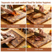 Acacia End-Grain Reversible Cutting Board — Multi‑Purpose Serving & Prep Tray, 38×28×1.8cm, 1pc