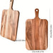 Acacia Wood Cutting Board with Handle — Ultra-Thick Dual-Sided Chopping & Serving Board