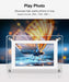 Acrylic Digital Photo Frame 5" & 7" IPS — 4GB Built‑in, Rechargeable, Auto‑Rotate