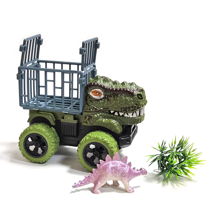 T‑Rex Inertia Dinosaur Truck with Dino Figure – Inertial Monster Truck Toy for Toddlers