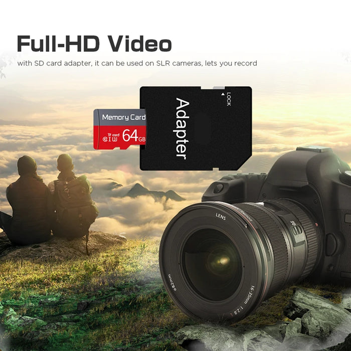 Class10 Memory Card High Speed Mini SD Card 8GB 16GB 32GB 64GB 128GB 256GB 512GB TF Flash Card