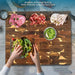 Thick Acacia Double‑Sided Checkerboard Cutting Board – Non‑slip Solid Wood