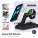 3-in-1 Magnetic Wireless Charger Stand — 15W Fast Charging Dock for iPhone 15/14/13, Apple Watch & AirPods