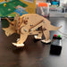 Wooden Dinosaur STEM Model Kit – choose 1 or 4 pcs (T‑Rex, Triceratops, Pterosaur, Brachiosaurus)