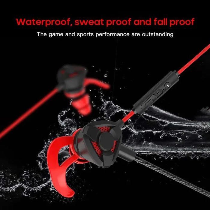 Wired Gaming Earbuds with Mic – 3.5mm In‑Ear Headset for PS4, PUBG, CSGO, Phone & Laptop