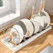 Expandable Kitchen Cabinet Pot Organiser Rack — Adjustable Divider for Pots & Pans
