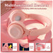 Y08 Macaron Wireless Bluetooth Headphones with Mic — Stereo Headband for Kids & Gaming