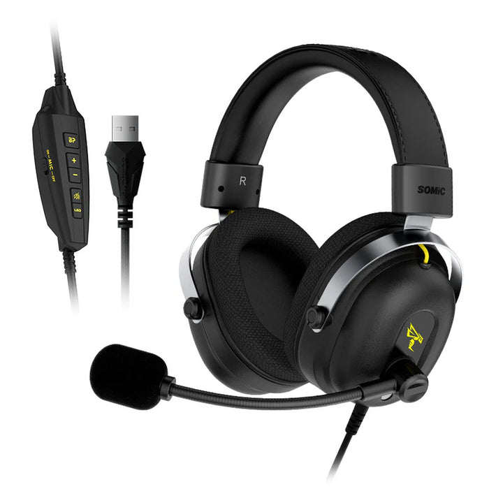 Commander G Series - 7.1 Surround Sound Gaming Headset för PC, PS5, PS4, Xbox och mer
