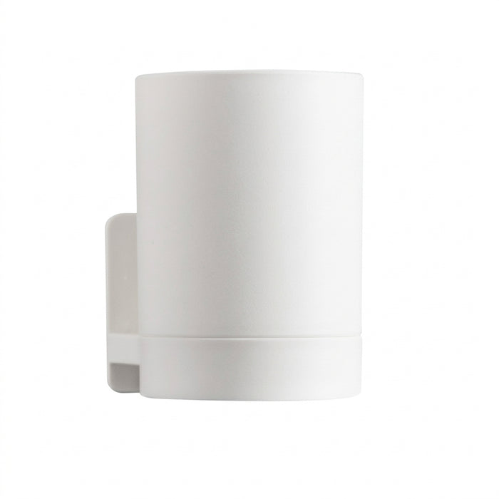 Drill-Free Wall-Mounted Toothbrush & Toothpaste Holder with Removable Cup