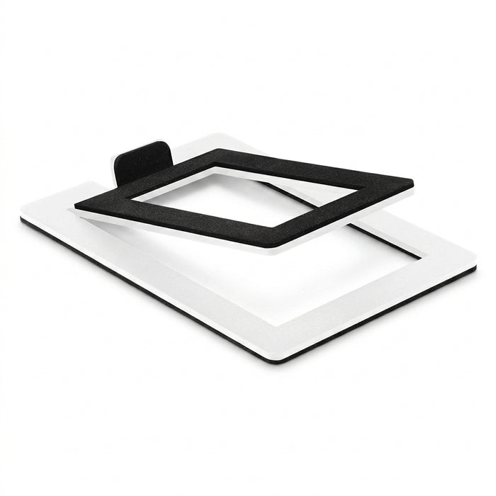 Desktop Speaker Stand (Single) — Carbon Steel Base for Laptop & Desktop Speakers, Shock-Absorbing