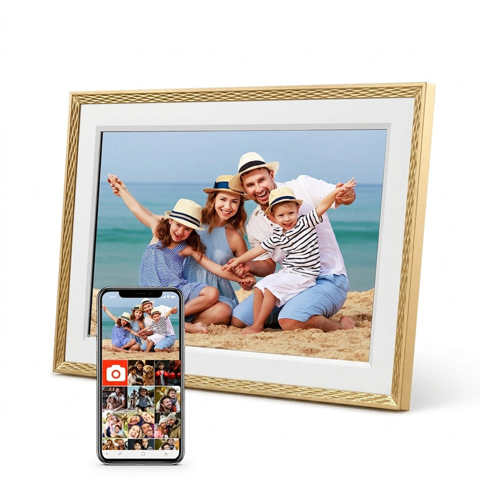 10.1-inch WiFi Digital Photo Frame – 1280×800 IPS Touchscreen, 32GB