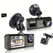 1080P Dual Dash Cam — Front and Interior with IR Night Vision