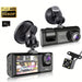1080P Dual Dash Cam — Front and Interior with IR Night Vision