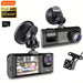 1080P Dual Camera Dash Cam — Front & Interior (2‑ or 3‑camera options)