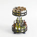 Rotating Kitchen Organiser — 360° Stainless Steel Turntable, 1/2/3-Tier (10-inch)