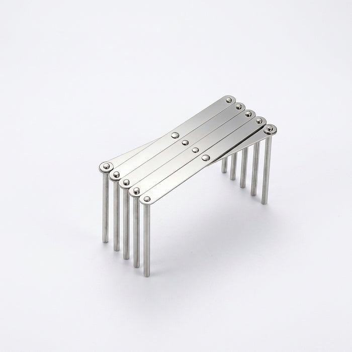 Retractable Stainless Steel Pot Lid & Plate Rack — Foldable Kitchen Organiser