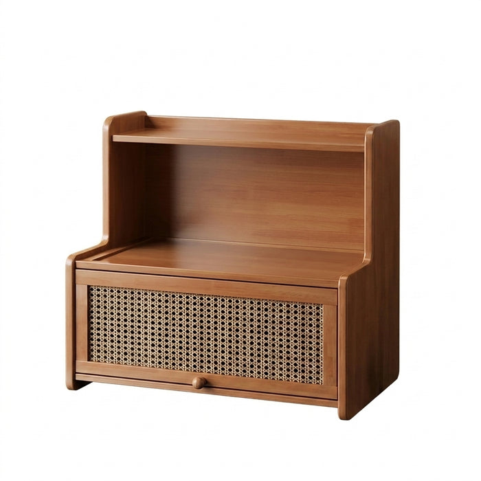 Bamboo 3-Tier Cup & Glass Organiser Shelf – Countertop Storage for Mugs & Small Spaces
