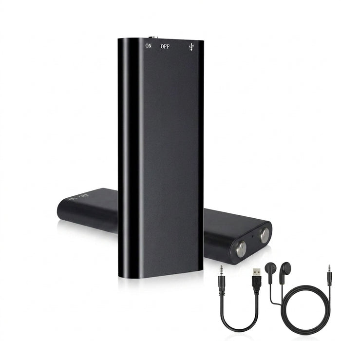 Ultra-slim Mini Voice Recorder — 4/8/16/32GB, WAV/MP3 & USB