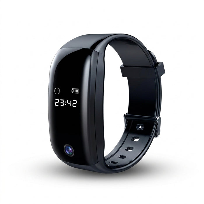 Mini 1080p Wristband Camera with Hidden TF Slot & Audio