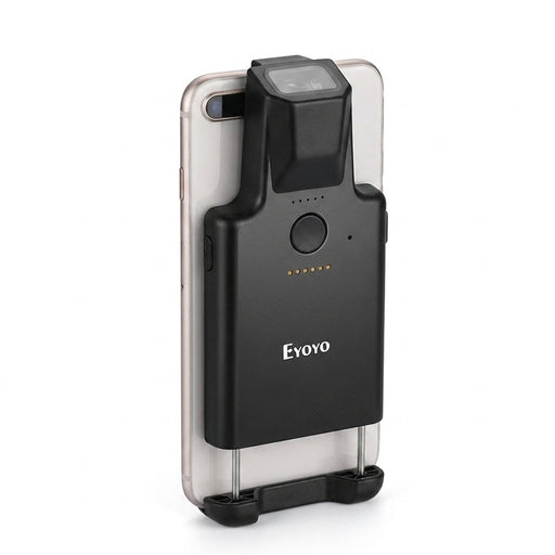 EY-017 Clip-on 2D Bluetooth Barcode Scanner – 1D/QR for Android & iOS
