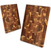 Acacia End-Grain Reversible Cutting Board — Multi‑Purpose Serving & Prep Tray, 38×28×1.8cm, 1pc