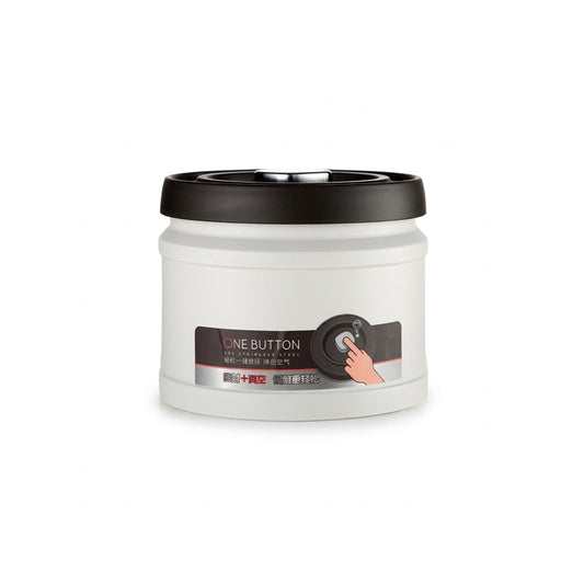 Stainless Steel Vacuum Coffee Canister — Airtight Storage for Beans, Tea & Dry Foods